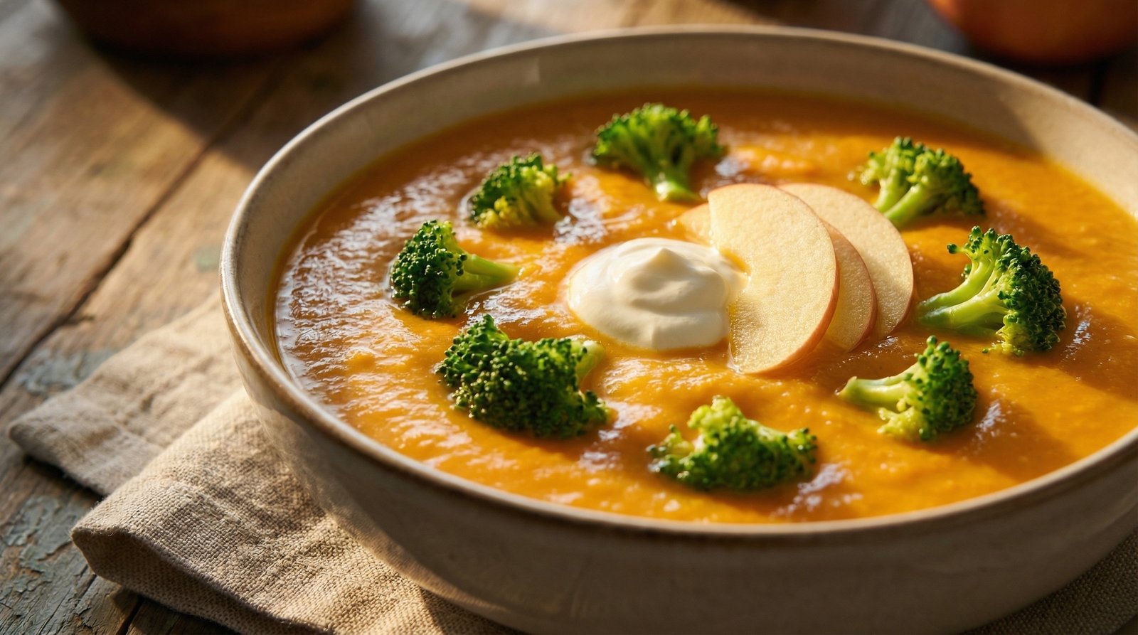 Sweet Potato and Broccoli Soup