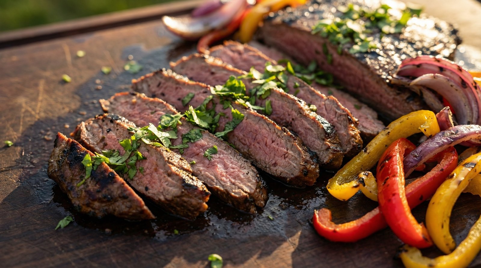 Cilantro-Orange Marinated Flank Steak