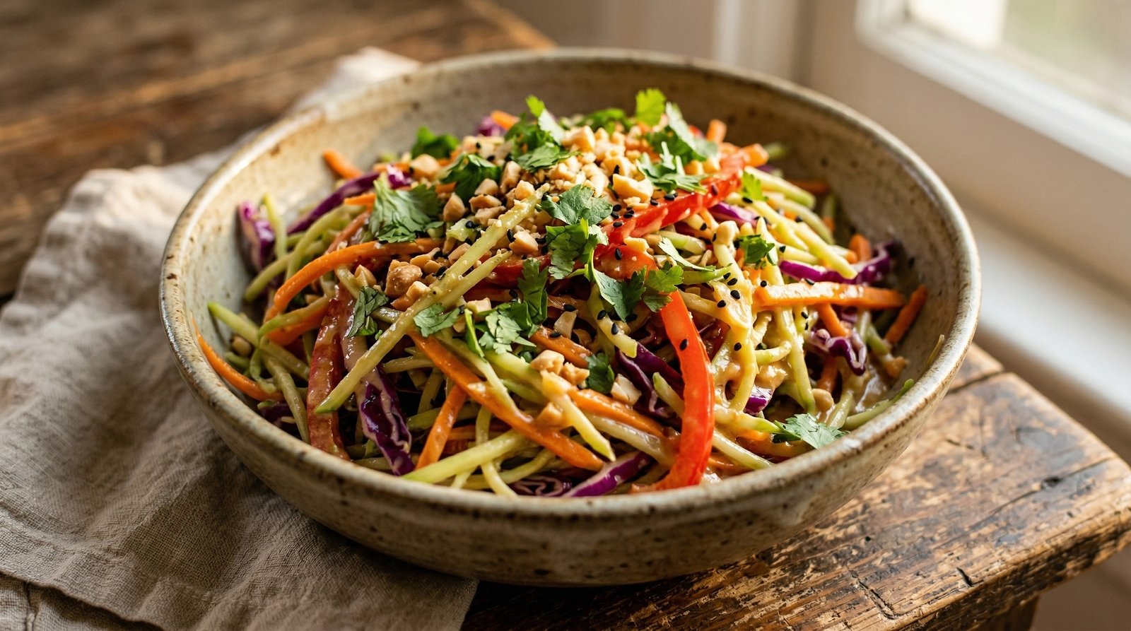 Thai Broccoli Slaw