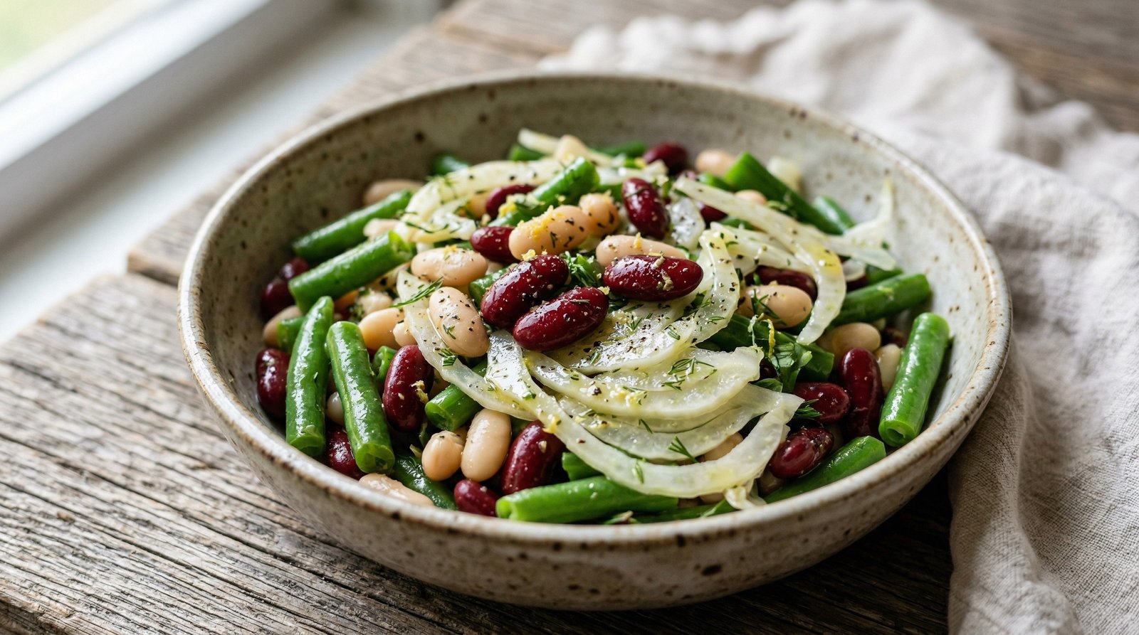 Fennel and Three-Bean Salad