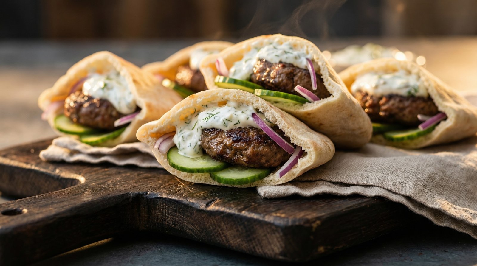Mini Greek Burgers