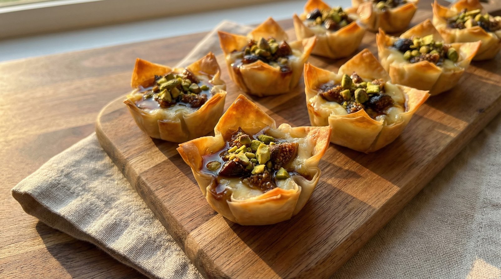 Cheesy Fig Bites