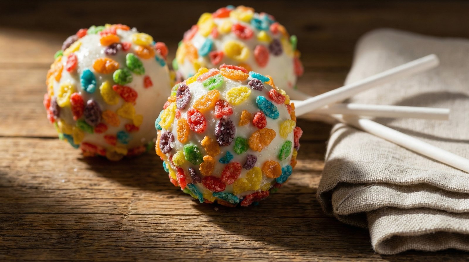 Fruit Cereal Cake Pops