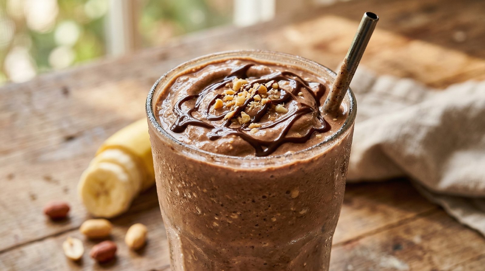 Peanut Butter Cup Protein Smoothie