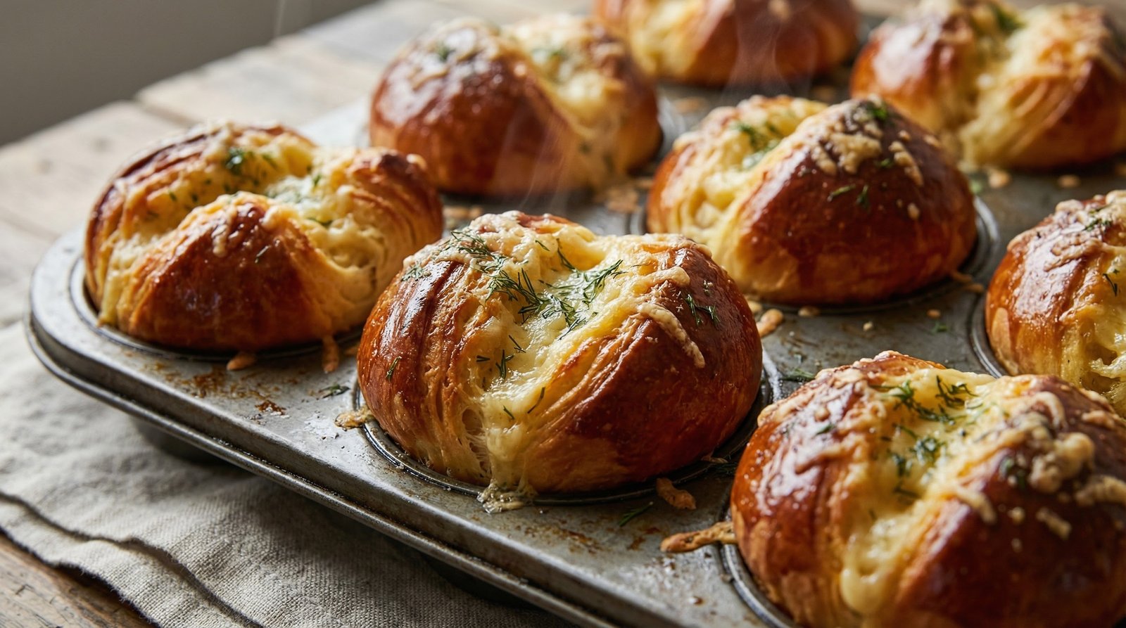 Cheesy Herb Brioche