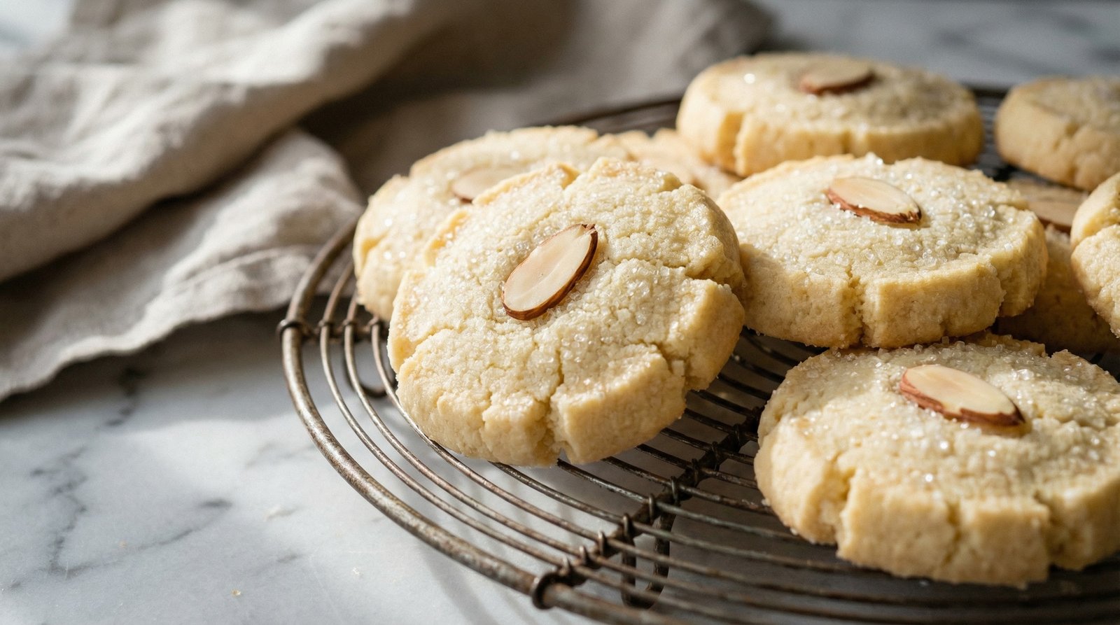 Almond Shortbread Cookies