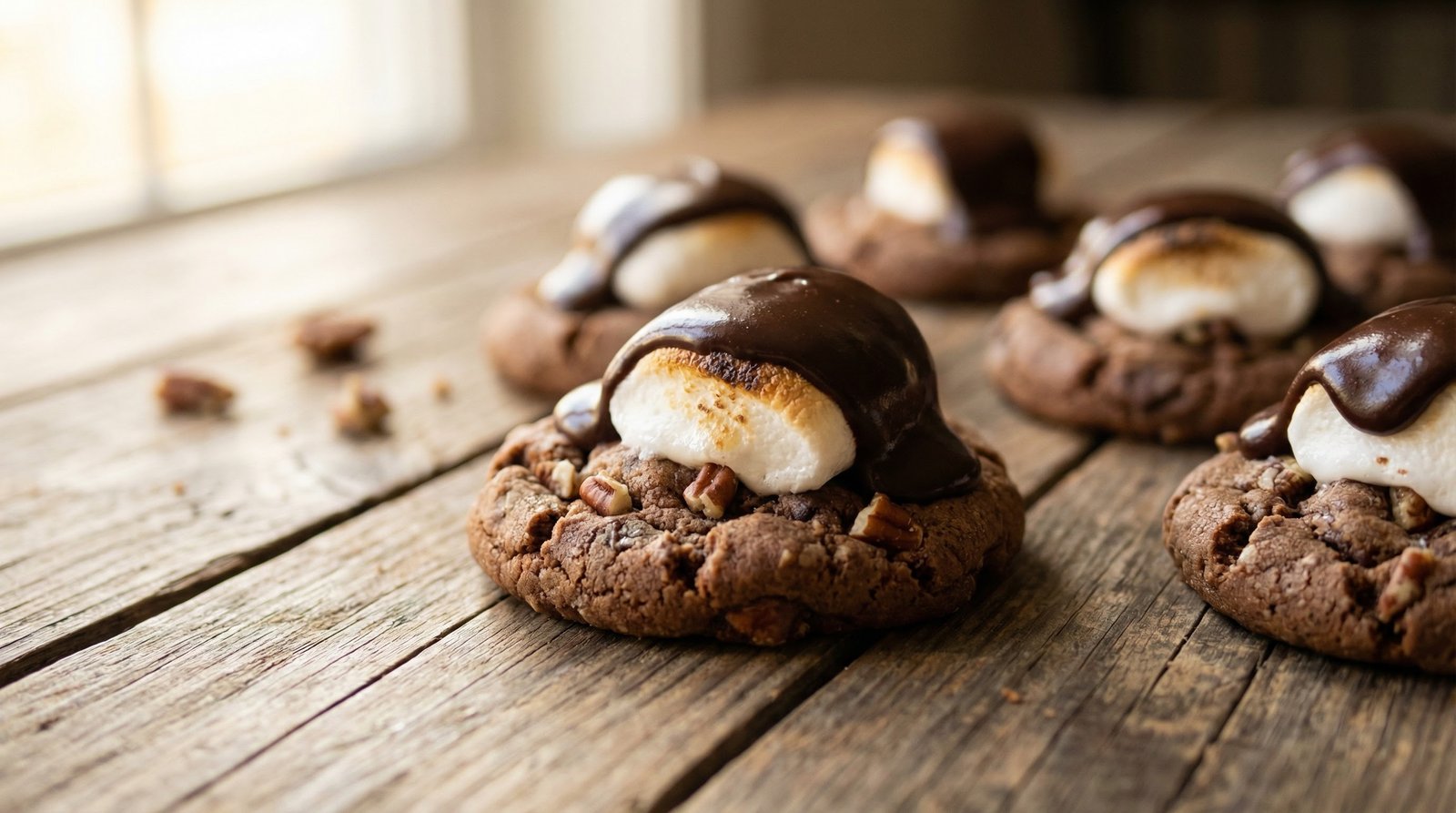 Chocolate Marshmallow Pillows