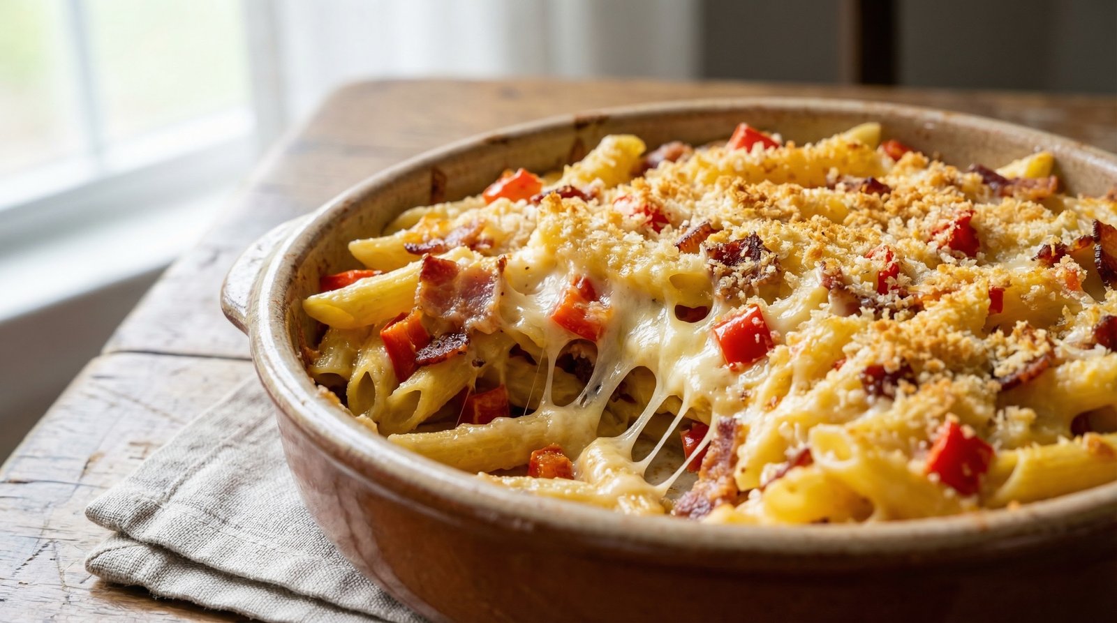 Bacon-Pepper Mac and Cheese
