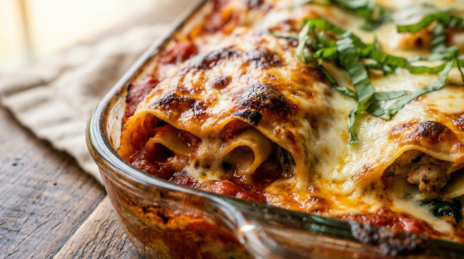 Cheesy Turkey Spinach Lasagna Roll-Ups
