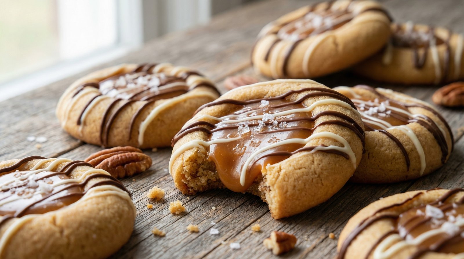 Caramel-Filled Sandies