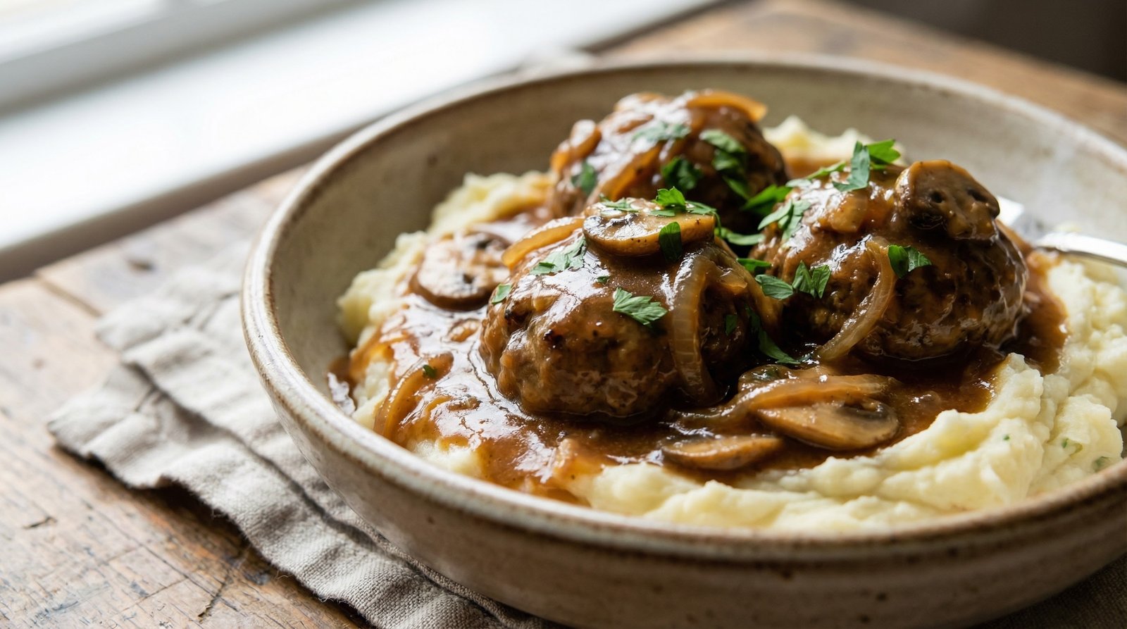 Salisbury Steak Meatballs