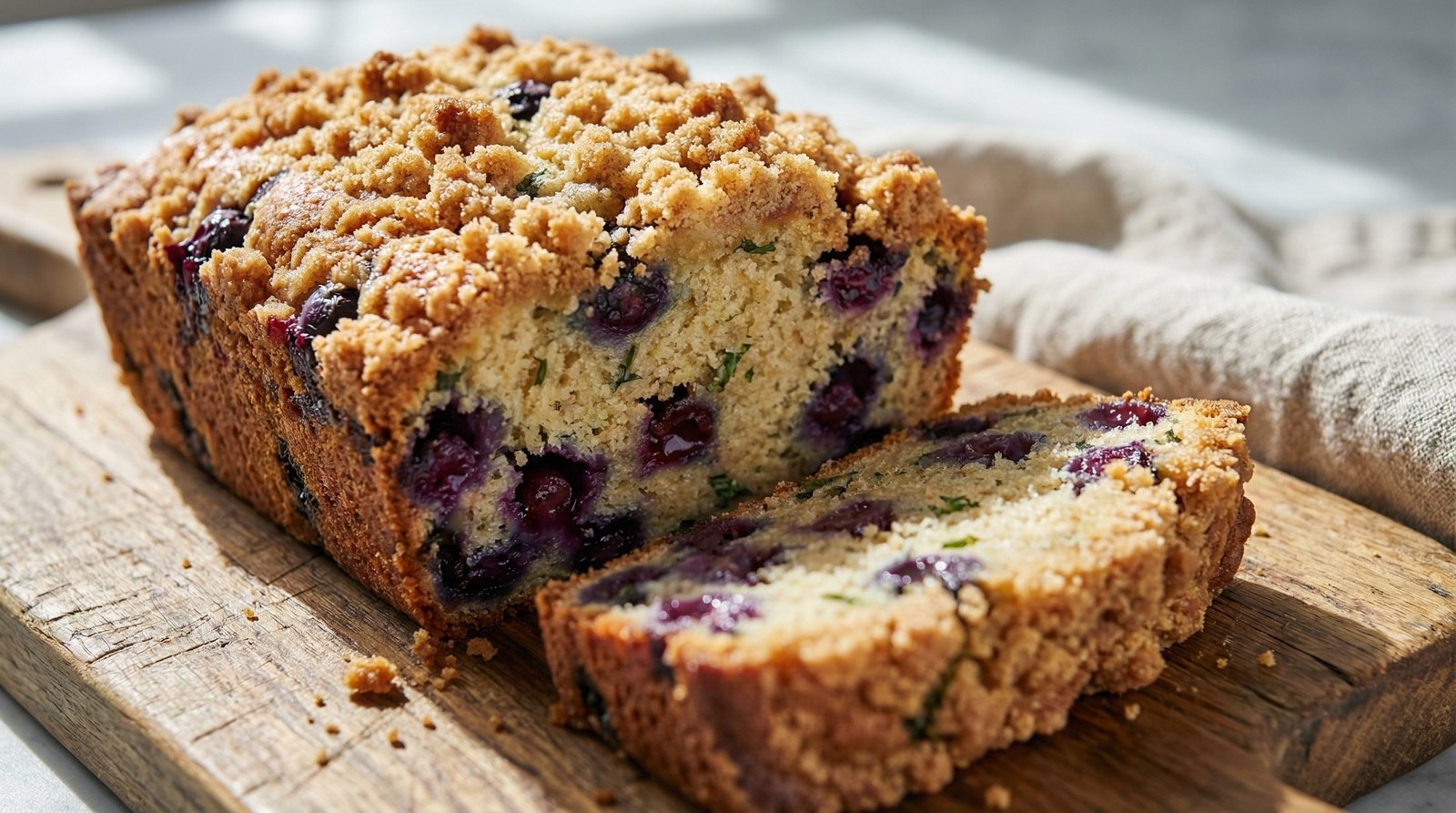 Blueberry Basil Loaf
