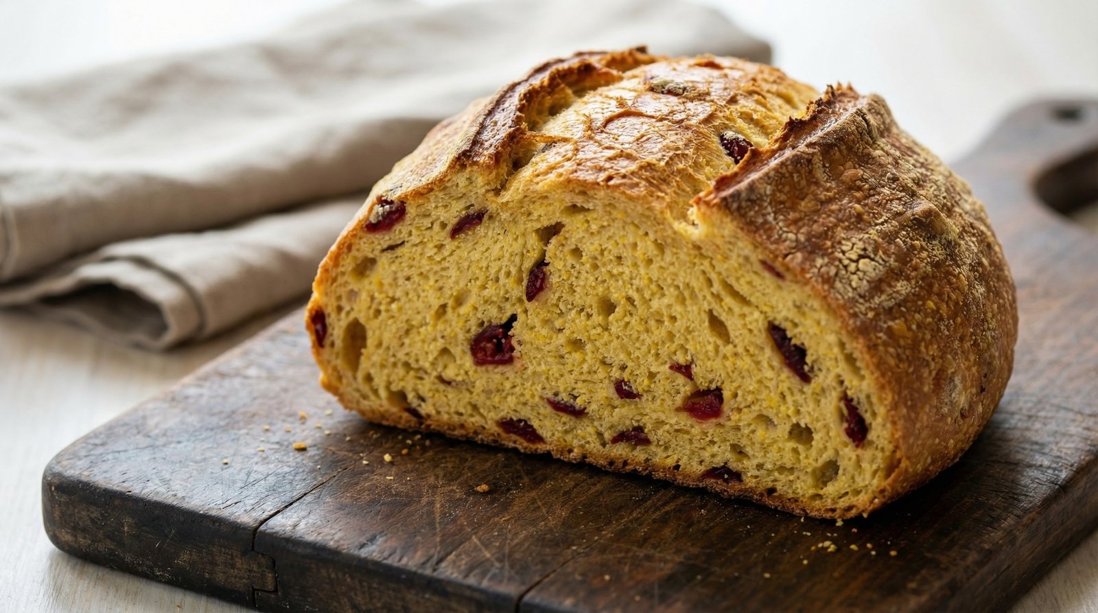 Cranberry Cornmeal Bread