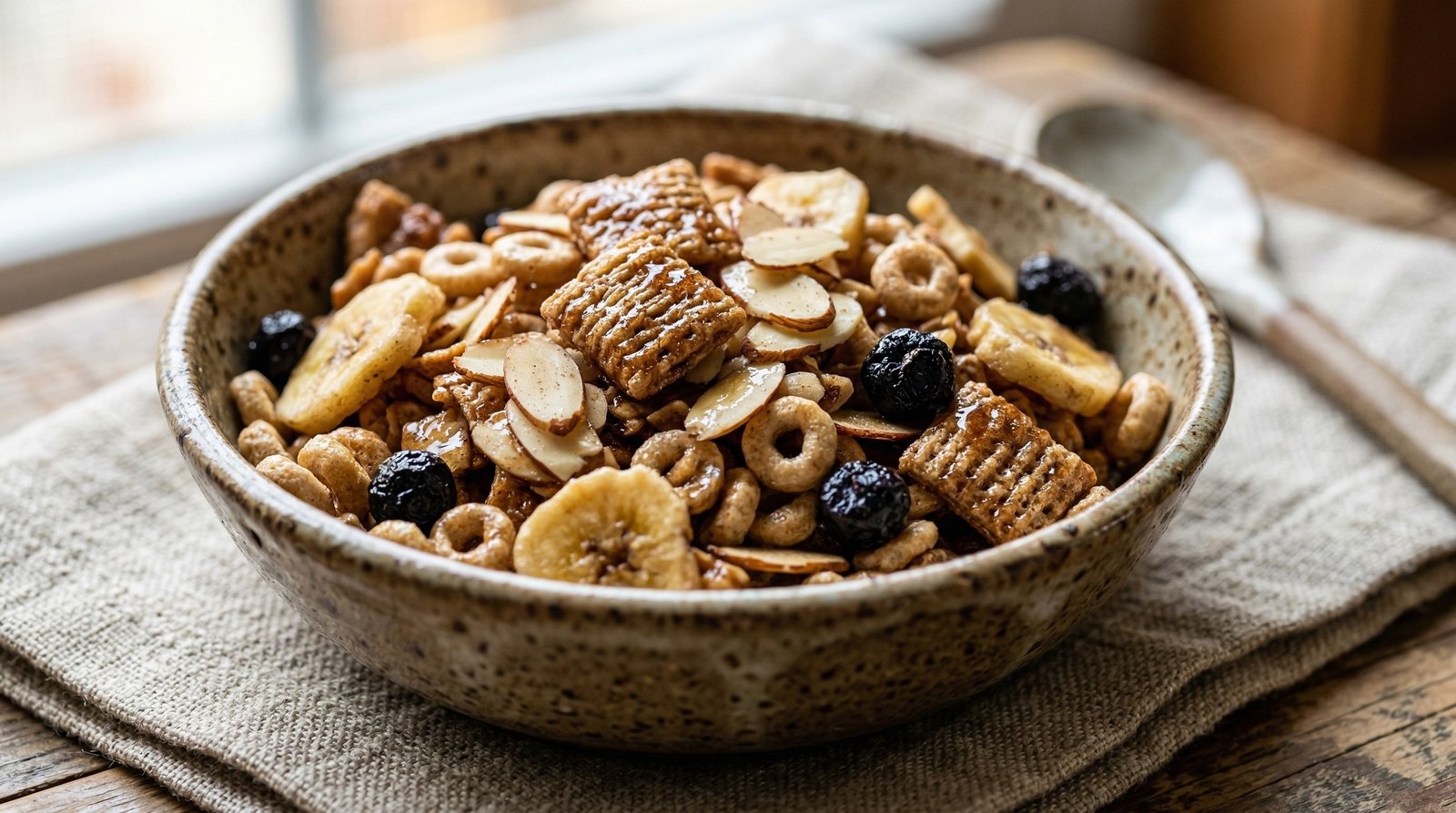 Breakfast Cereal Snack Mix