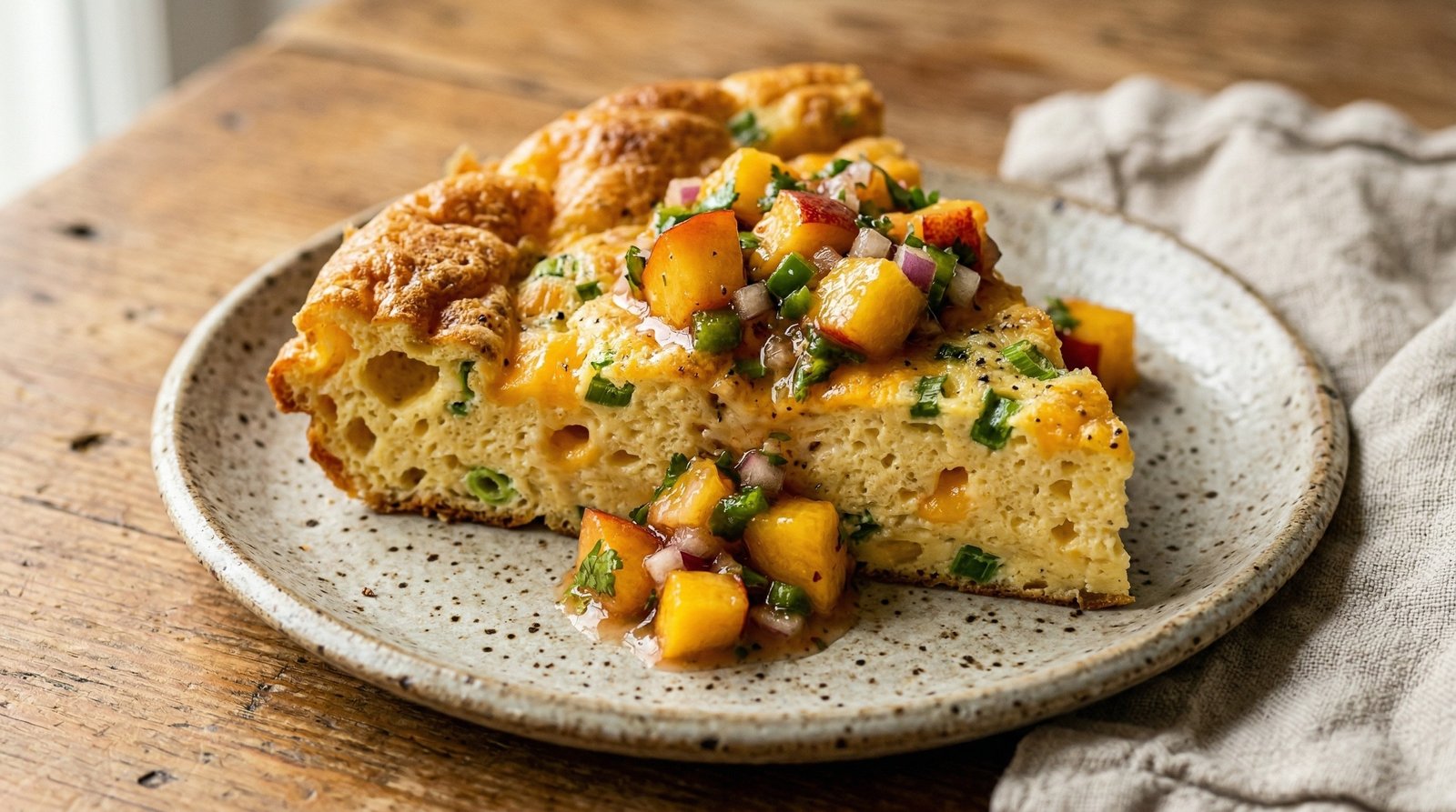 Baked Puffy Cheese Omelet