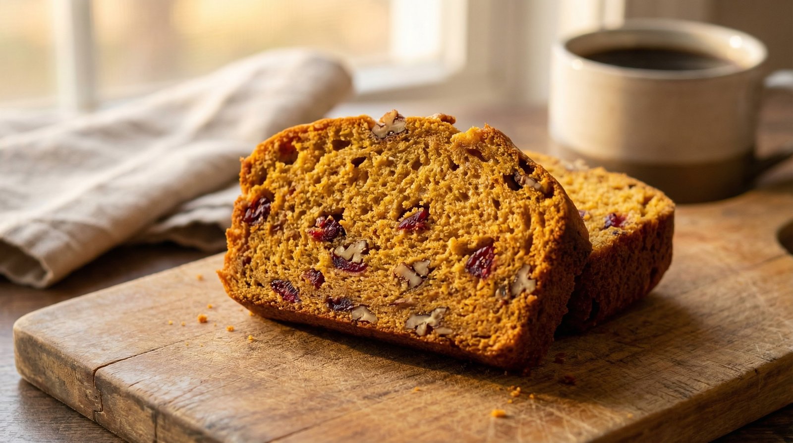 Cranberry Sweet Potato Bread