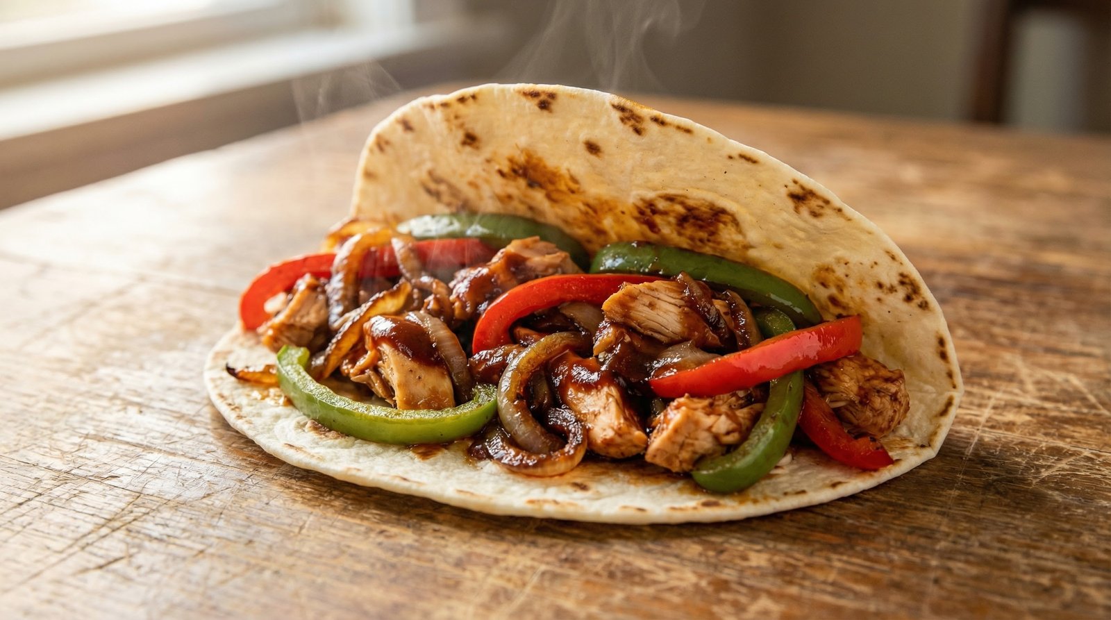 BBQ Chicken Fajitas