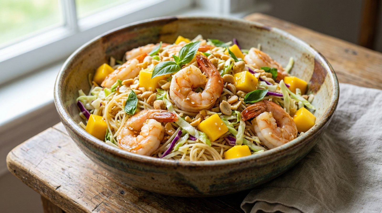 Sesame Singapore Shrimp Salad