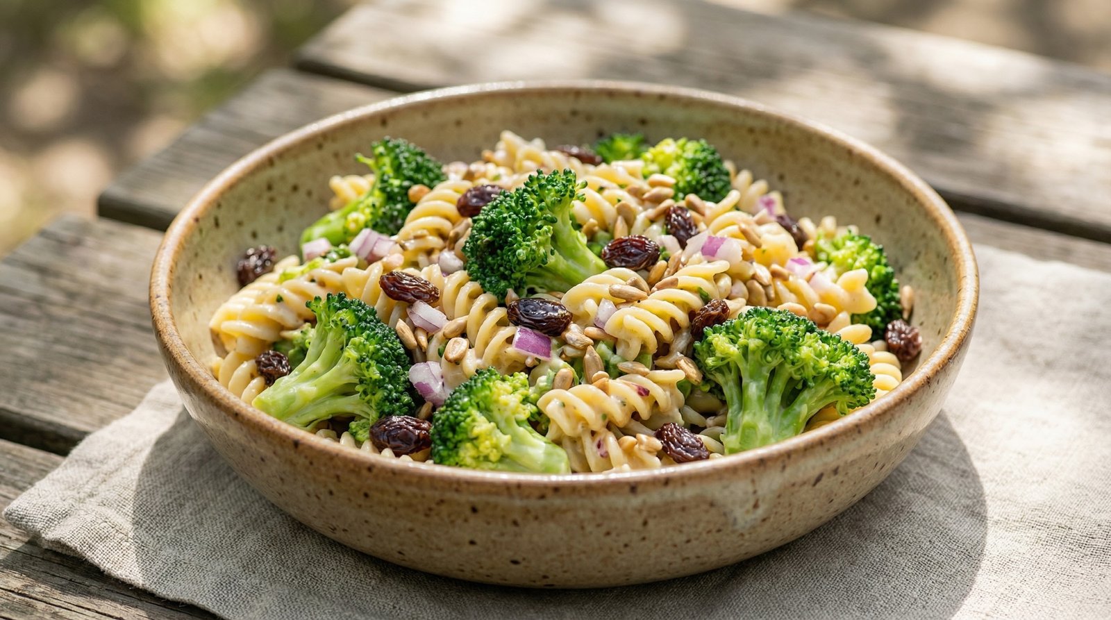 Sunny Broccoli Pasta Salad