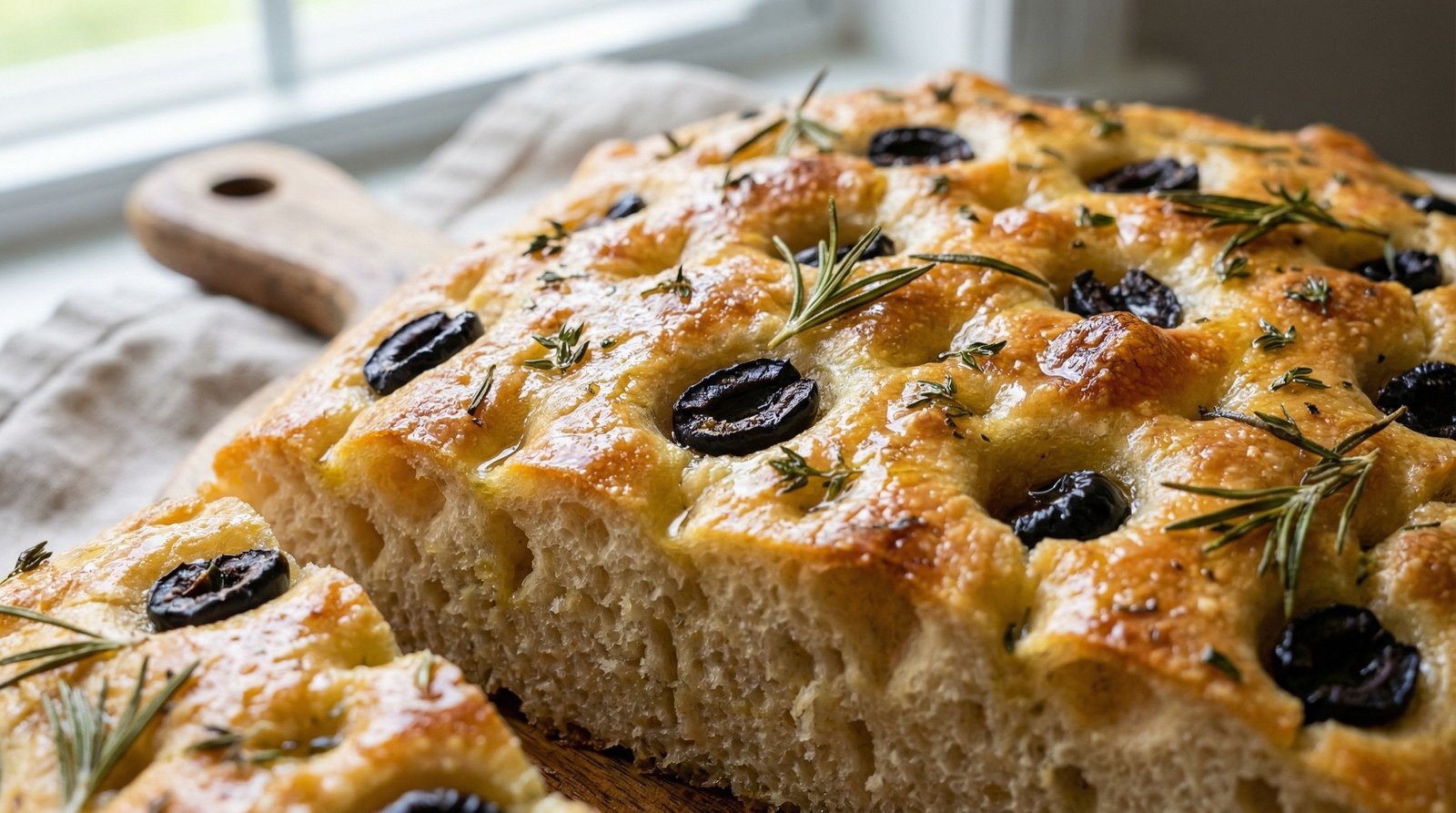 Olive and Herb Focaccia