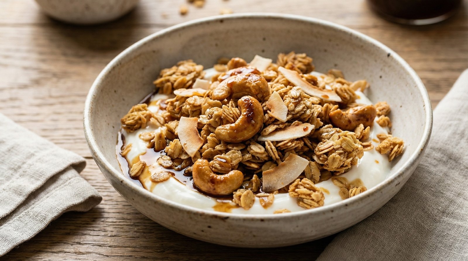 Salted Caramel Peanut Butter Granola