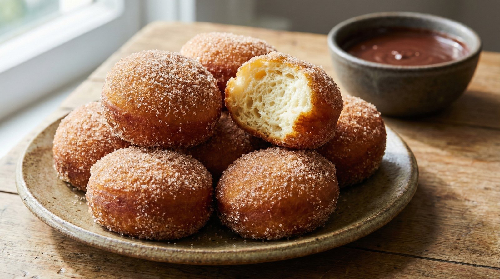 Mini Brioche Doughnuts
