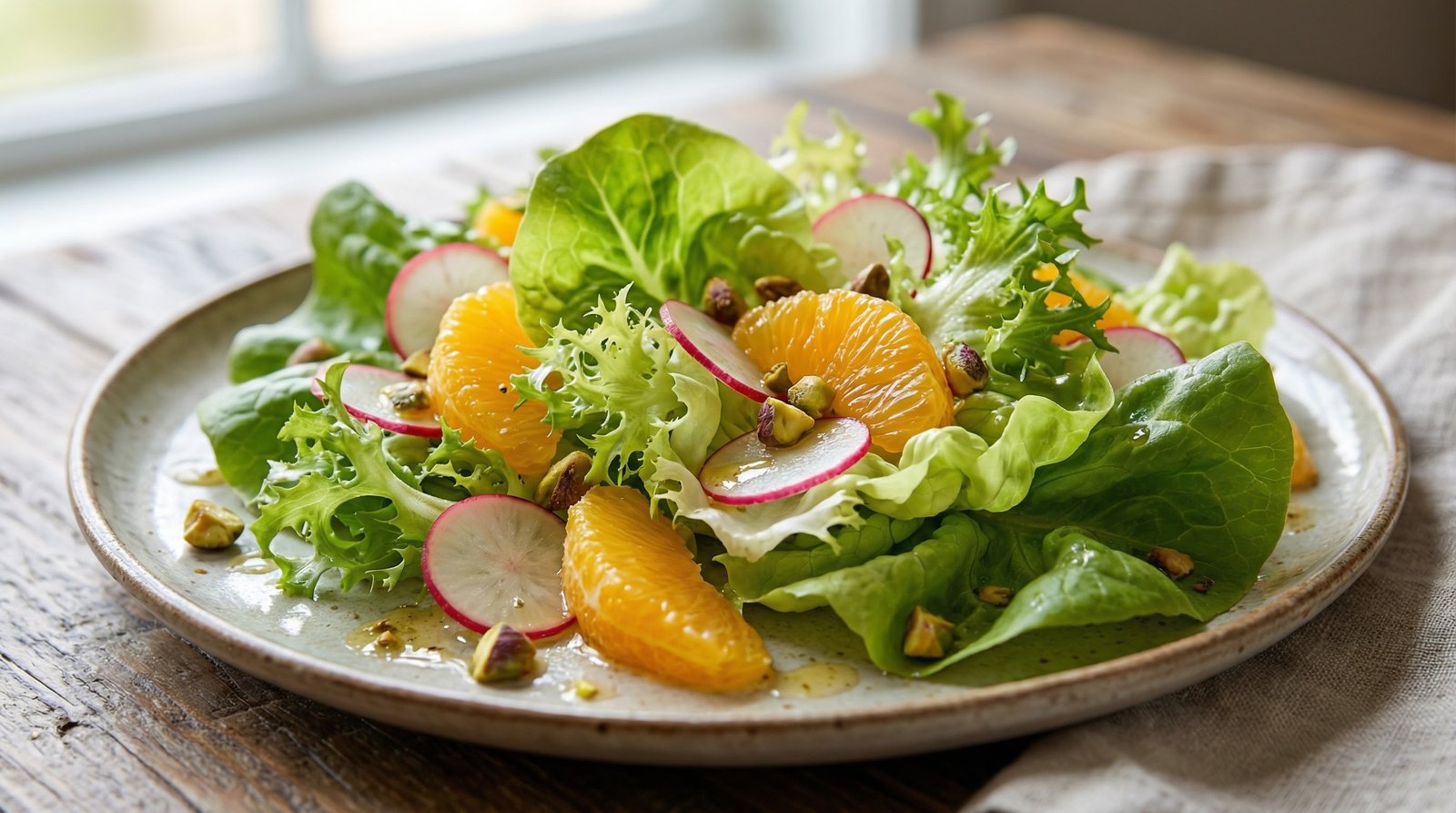 Orange, Radish, and Butter Lettuce Salad