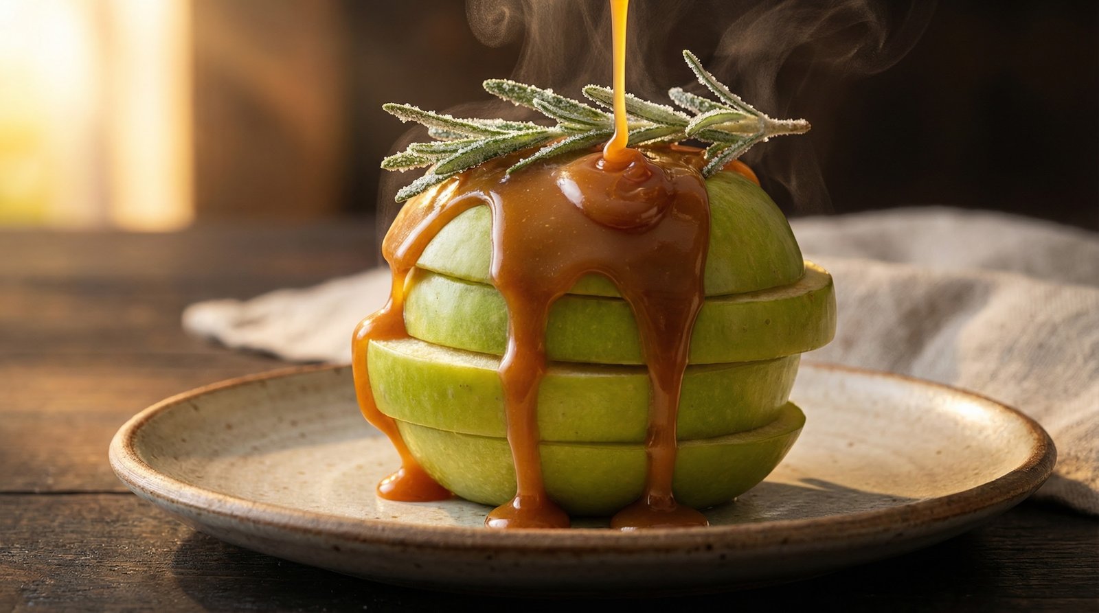Caramel-Sauced Apples