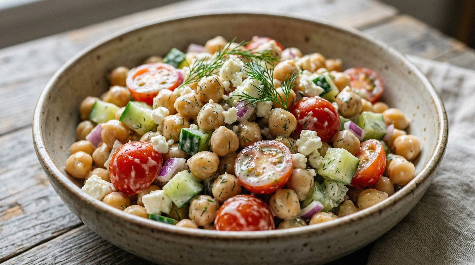 Mayo Chickpea Salad