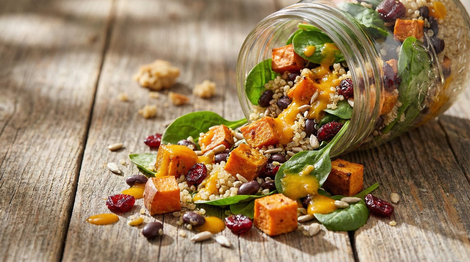 Roasted Sweet Potato Quinoa Salad