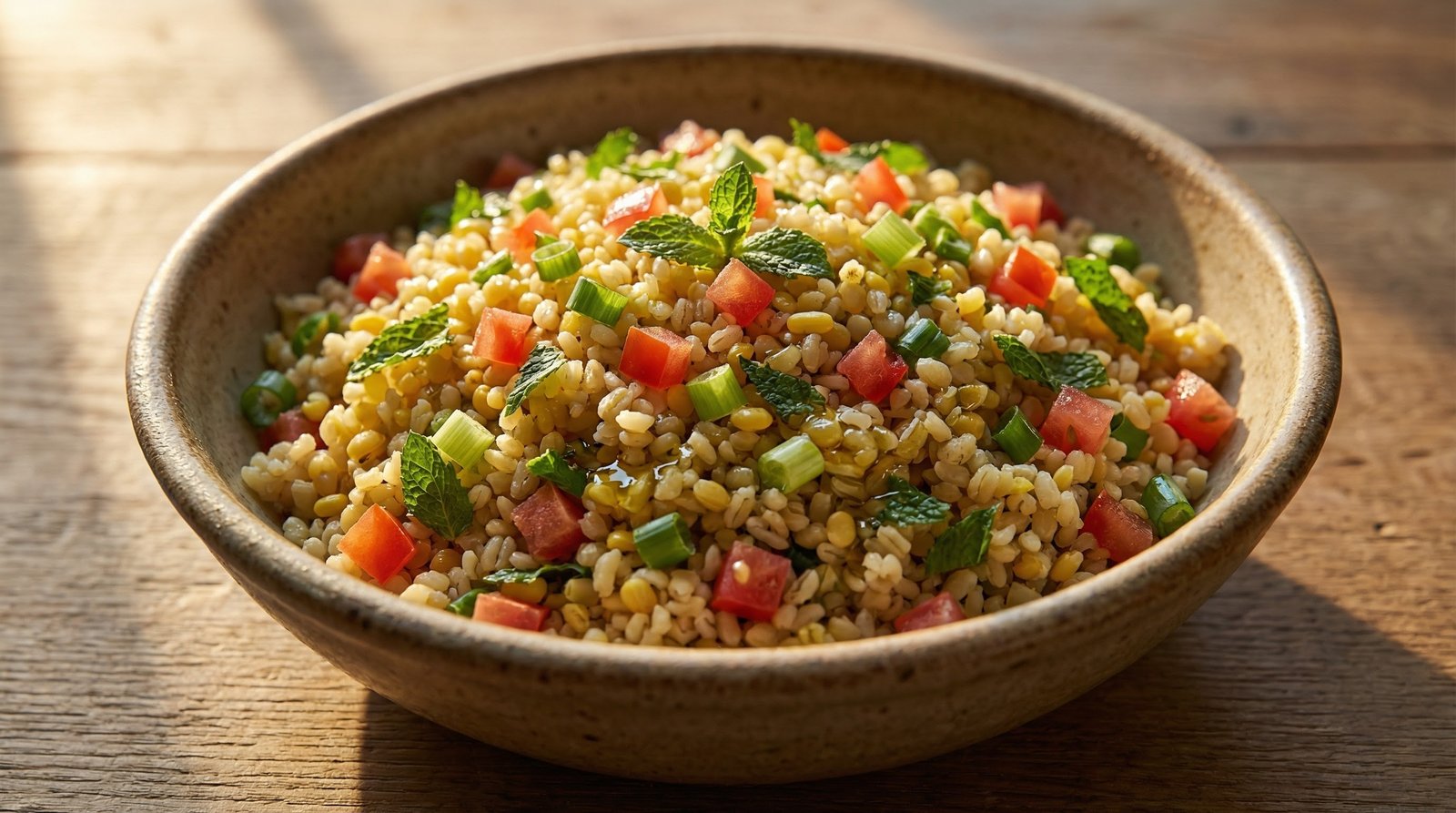 Bulgur Moong Salad