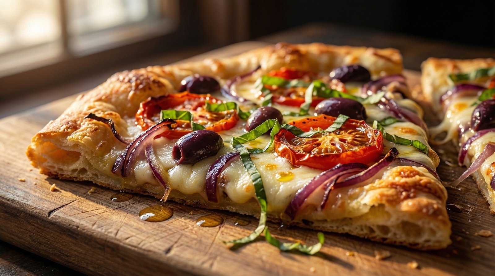 Kalamata Olive Flatbread Recipe