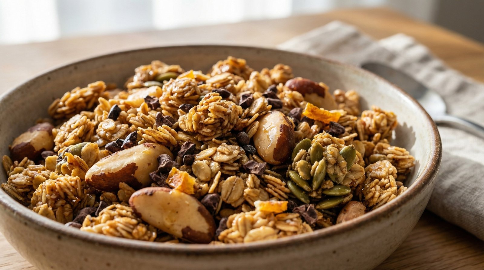 Brazil Nut, Cacao and Orange Granola
