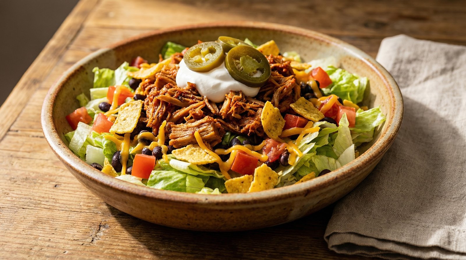Jackfruit Taco Salad