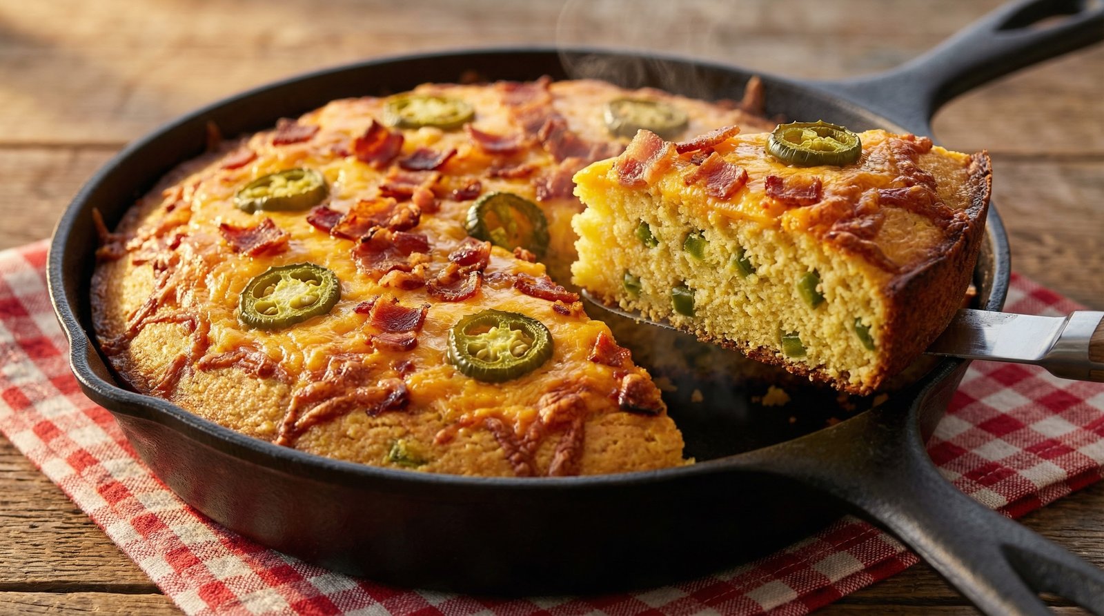 Jalapeño Bacon Cheddar Cornbread