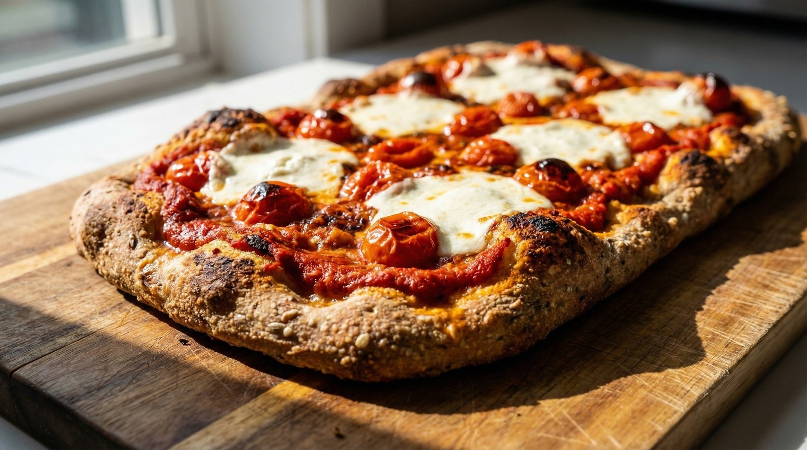 Ricotta and Basil Pizza Bread