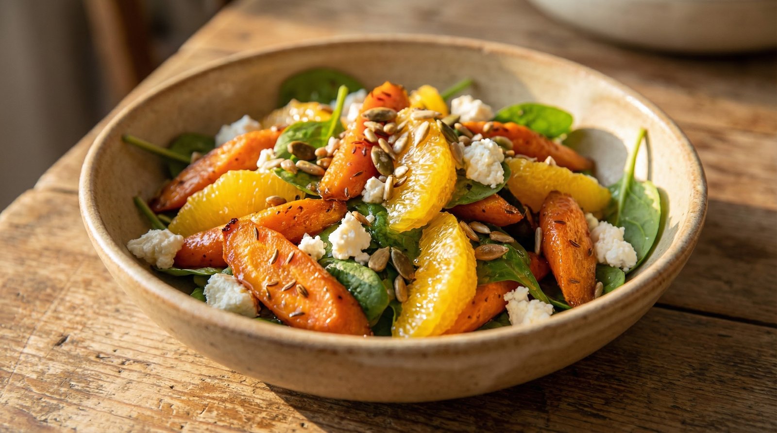 Caraway Carrot Feta Salad