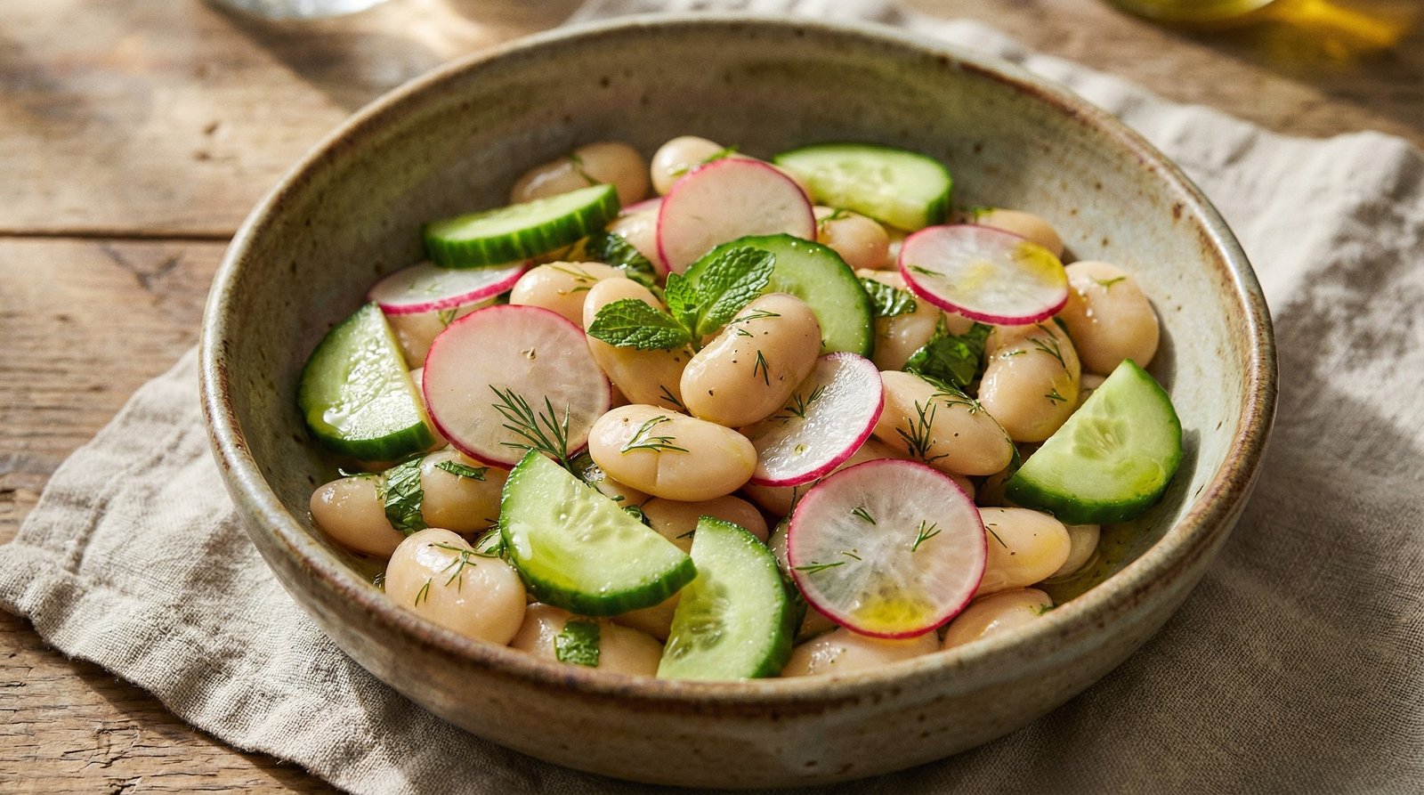 Butter Bean and Radish Salad