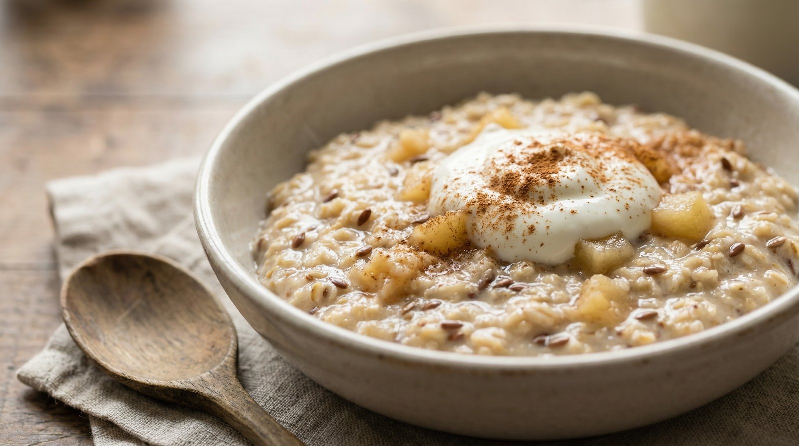 Apple and Linseed Porridge