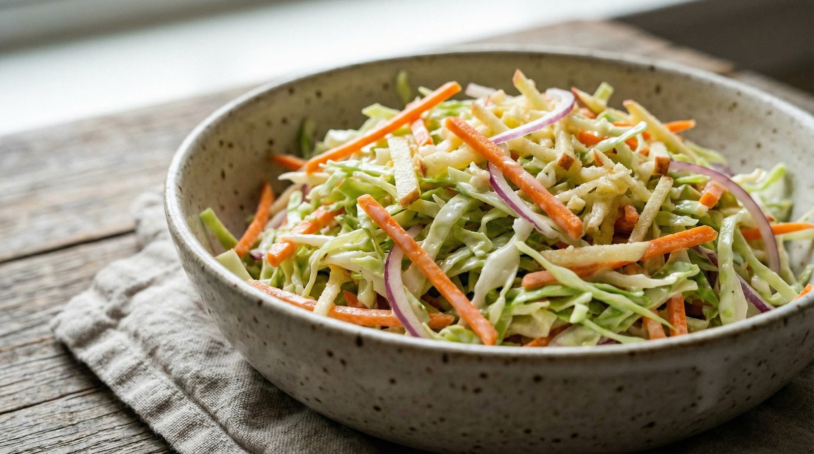 Cabbage and Apple Slaw