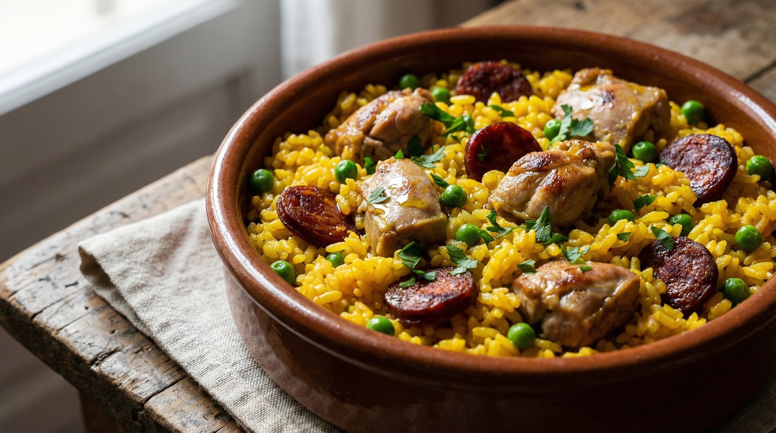 Rabbit and Chorizo Rice