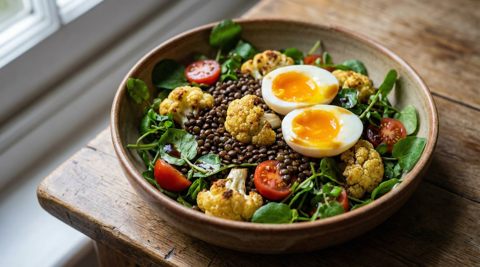 Egg and Puy Lentil Salad