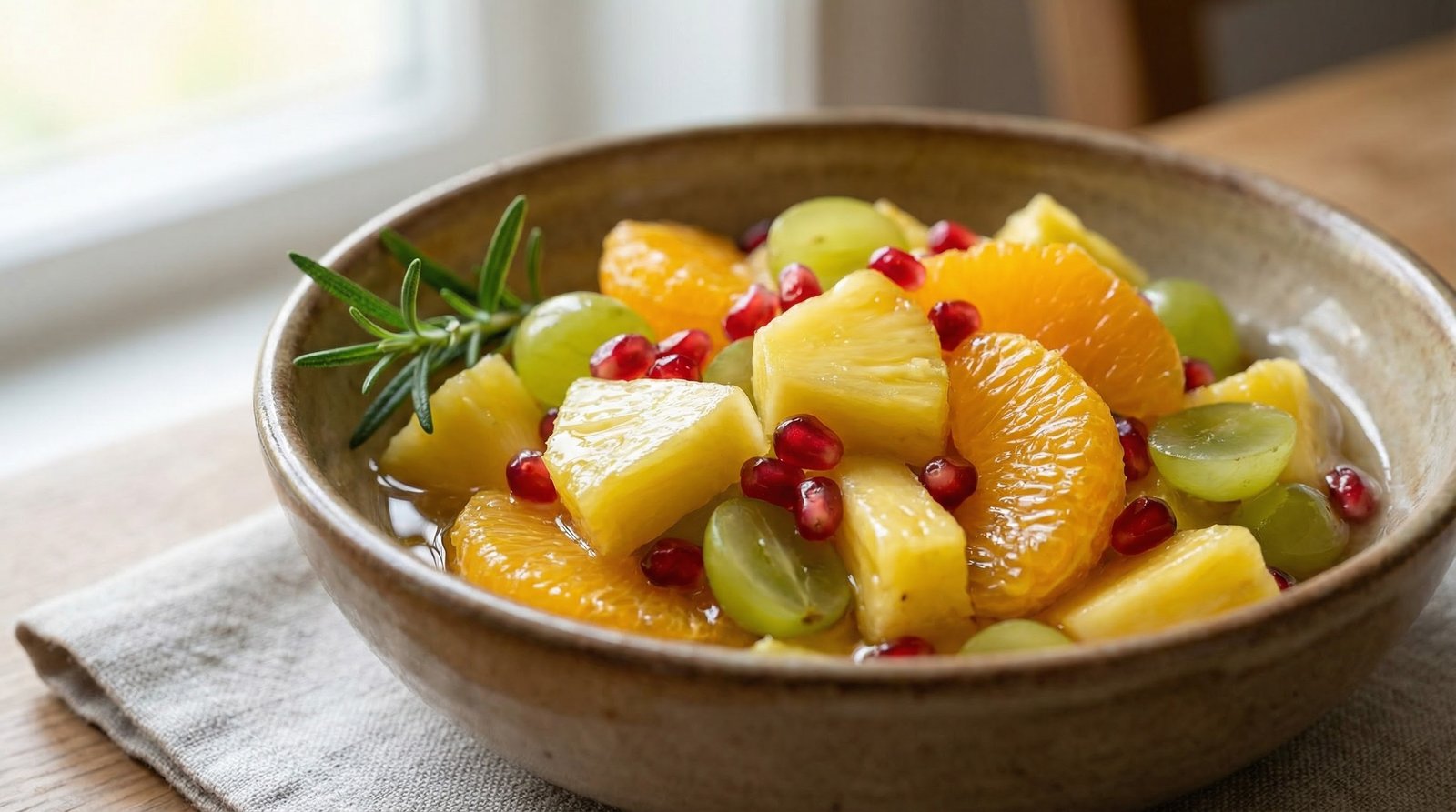 Pineapple Pomegranate Fruit Melange