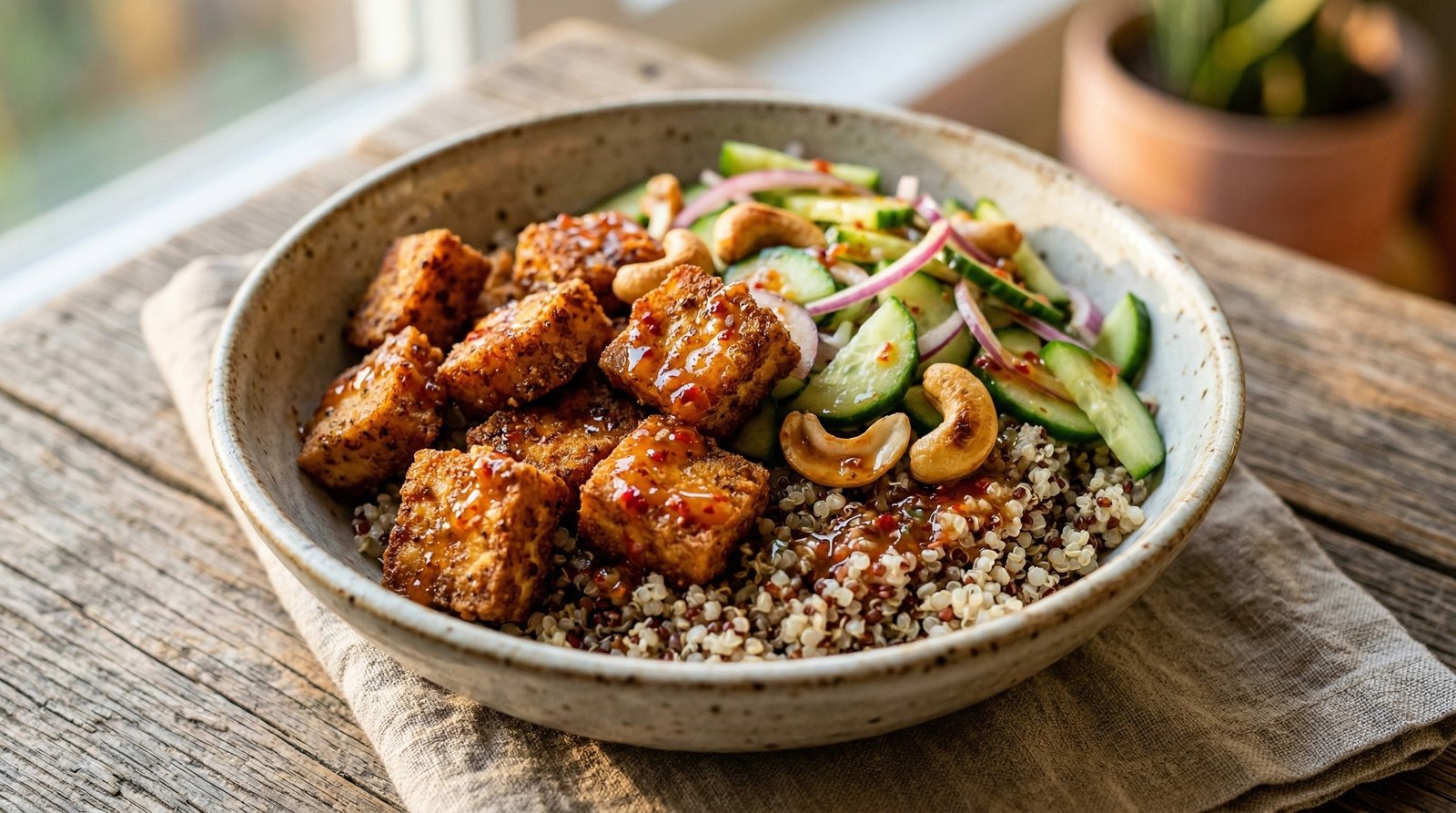 Crispy Tofu Bowl