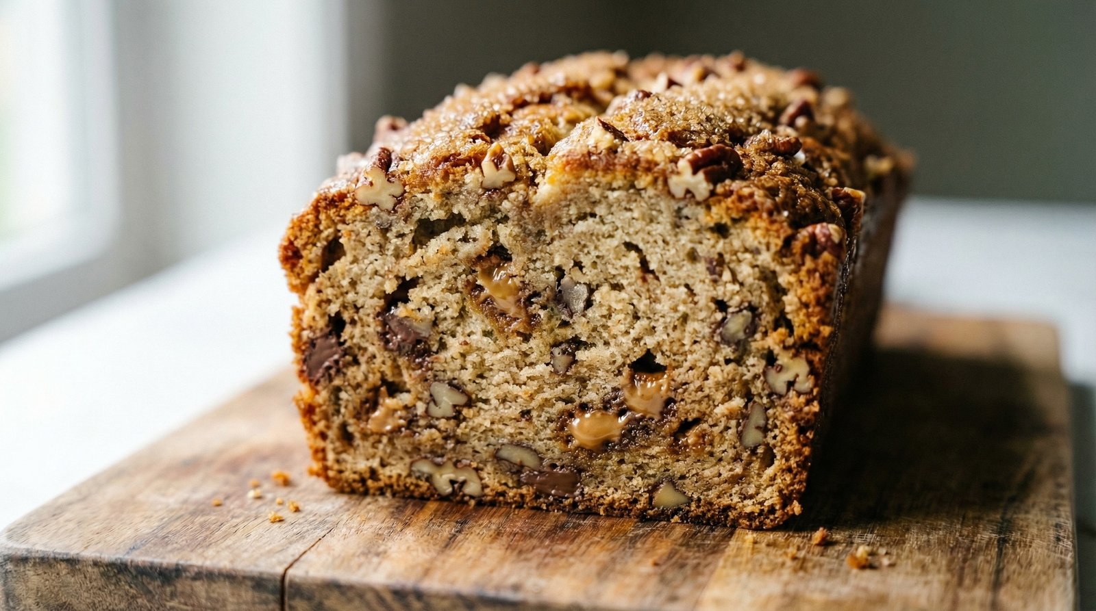 Banana and Butterscotch Loaf