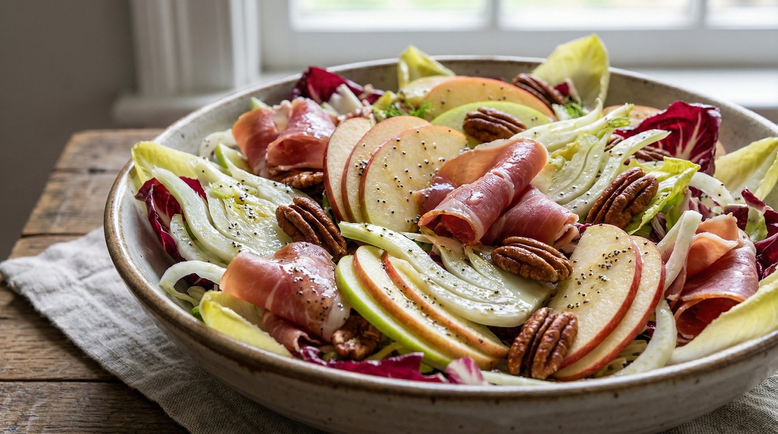 Apple, Ham and Pecan Salad