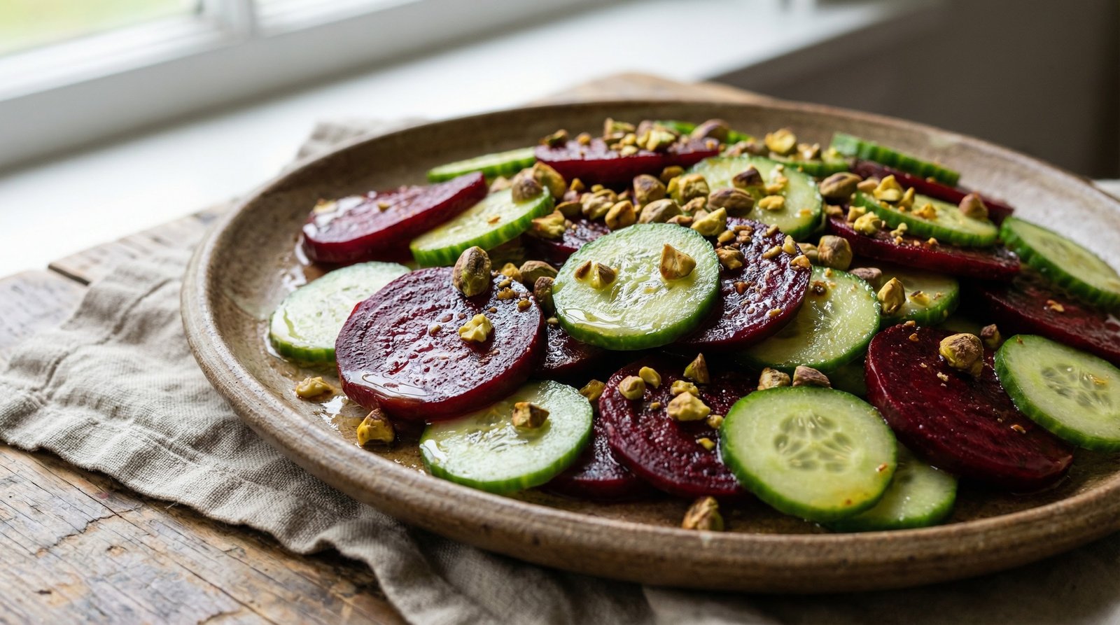 Cucumber and Roasted Beet Salad