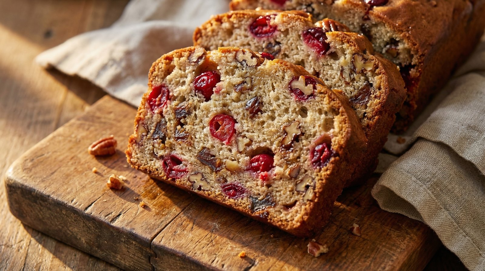 Cranberry Date Quick Bread