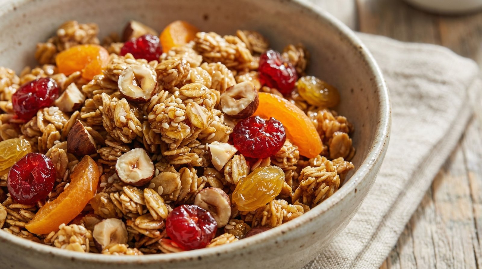 Hazelnut-Honey Granola