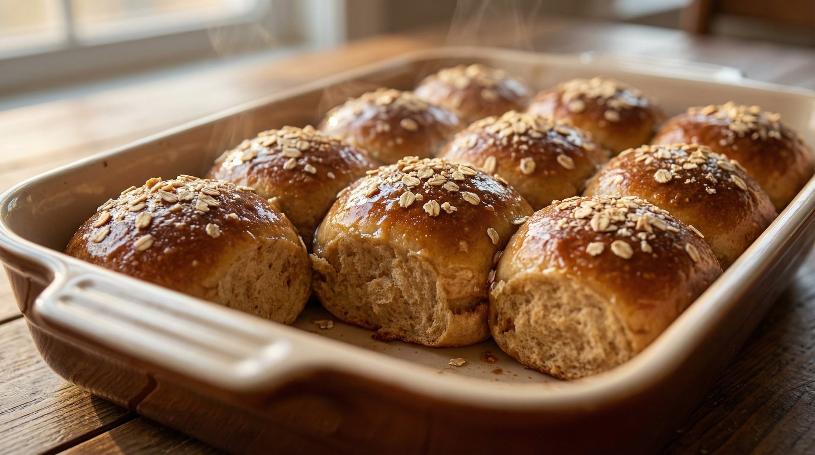 Oatmeal Molasses Rolls